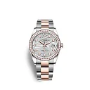 Rolex Datejust 36mm, Oystersteel and 18k Everose Gold, Ref# 126281rbr-0026