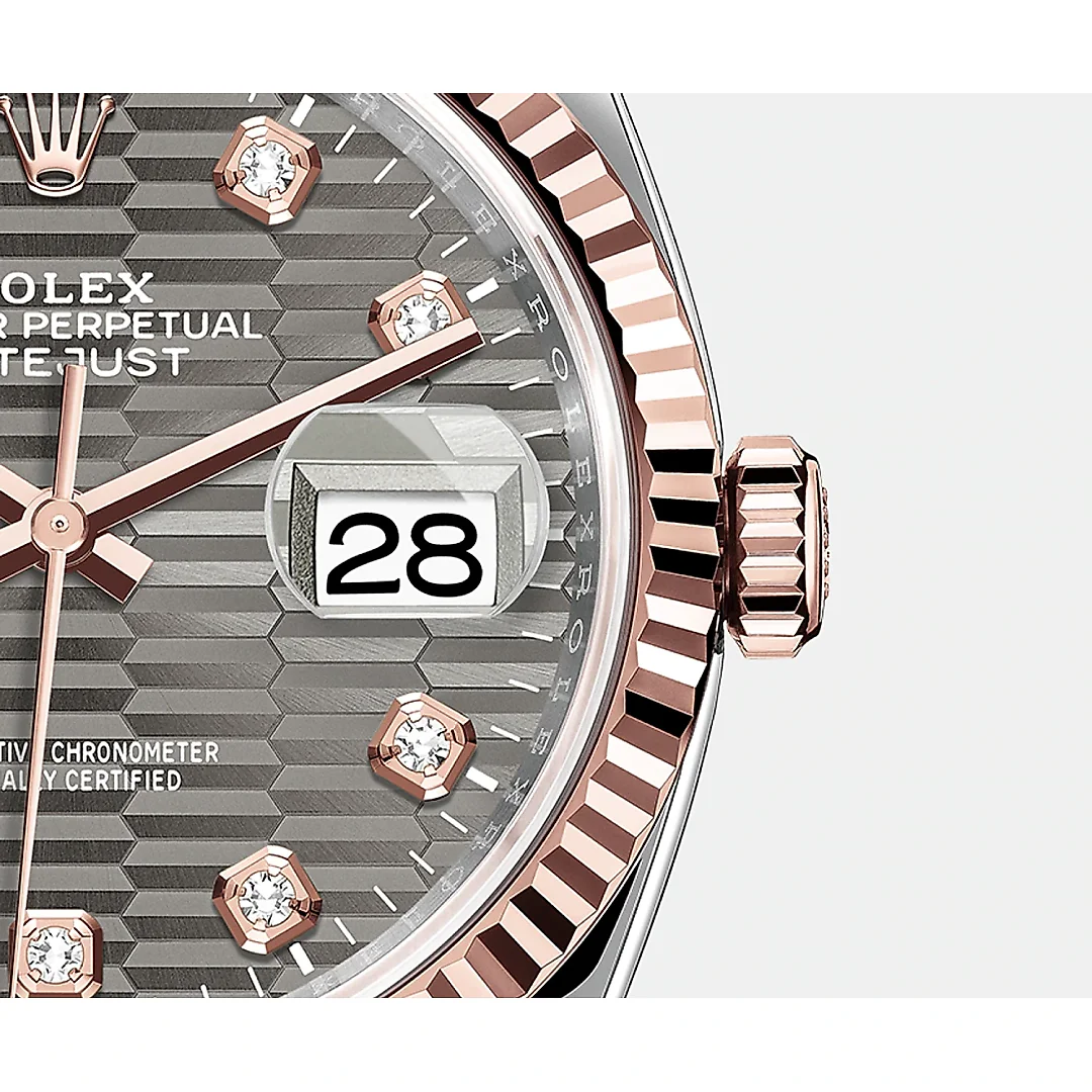 Rolex Datejust 36mm, Oystersteel and 18k Everose Gold, Ref# 126231-0042