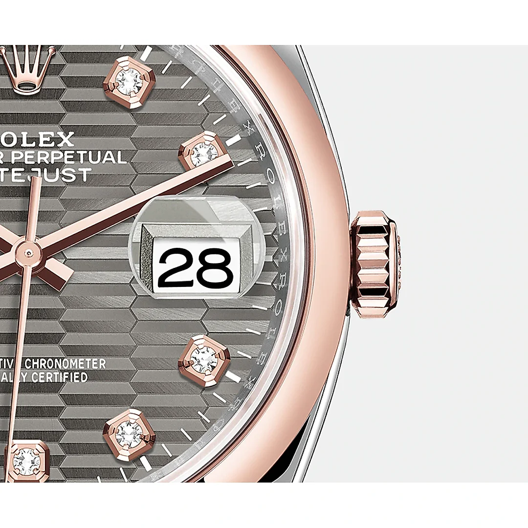 Rolex Datejust 36mm, Oystersteel and 18k Everose Gold, Ref# 126201-0042