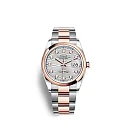 Rolex Datejust 36mm, Oystersteel and 18k Everose Gold, Ref# 126201-0040