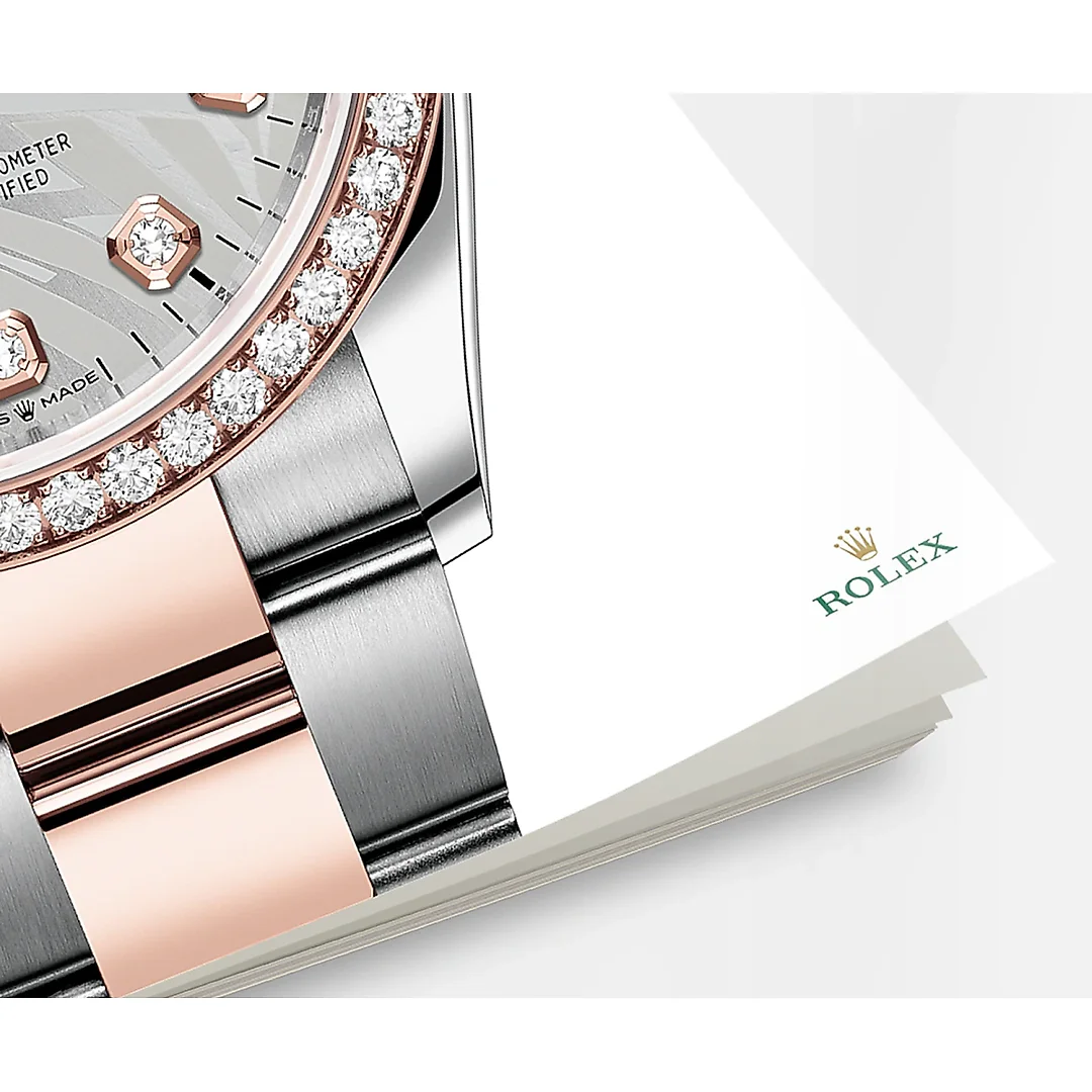 Rolex Datejust 36mm, Oystersteel and 18k Everose Gold, Ref# 126281rbr-0026