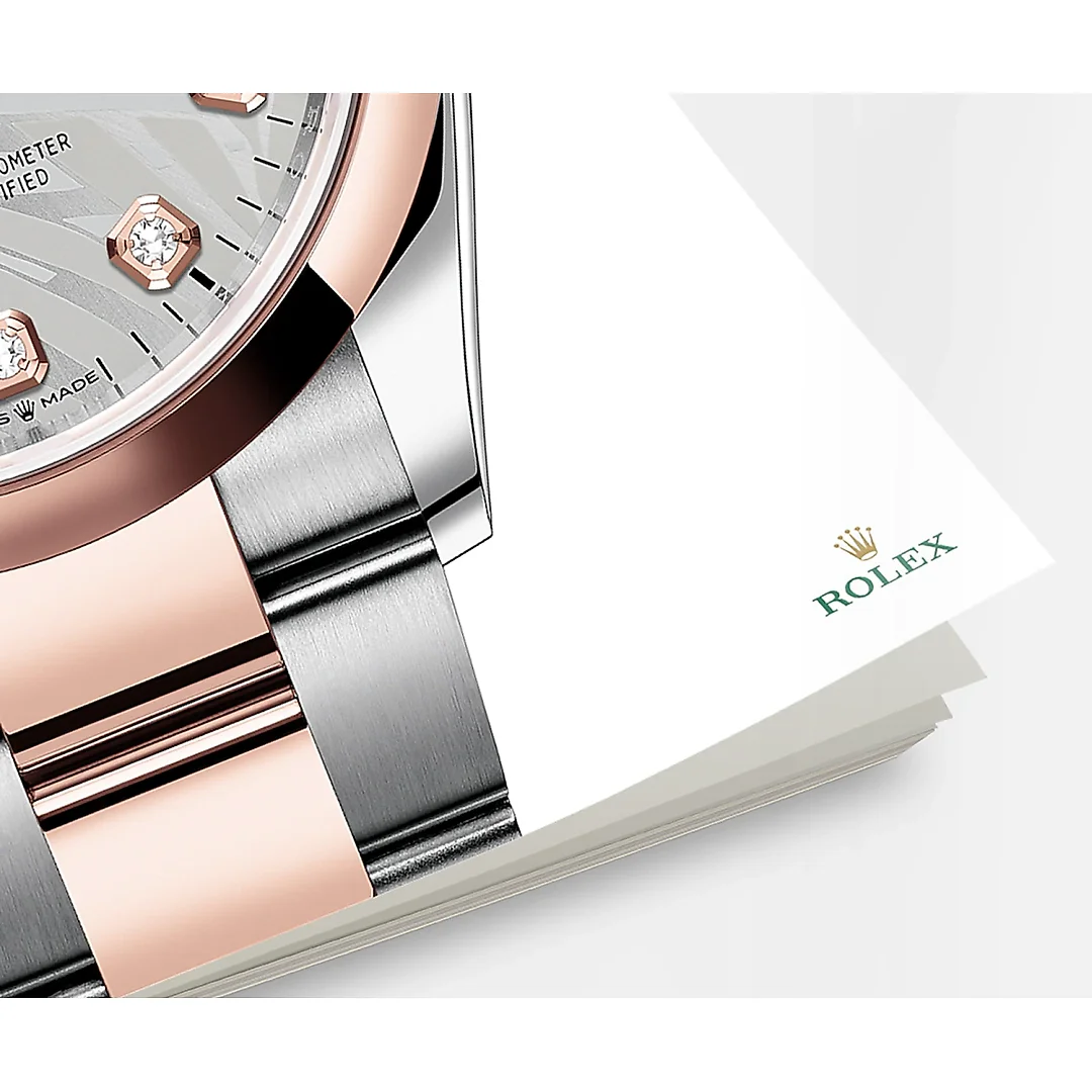 Rolex Datejust 36mm, Oystersteel and 18k Everose Gold, Ref# 126201-0038