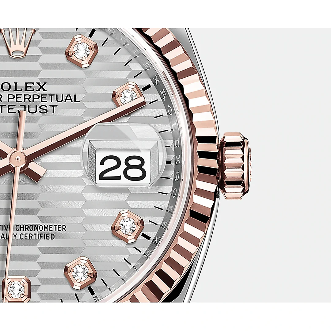 Rolex Datejust 36mm, Oystersteel and 18k Everose Gold, Ref# 126231-0040