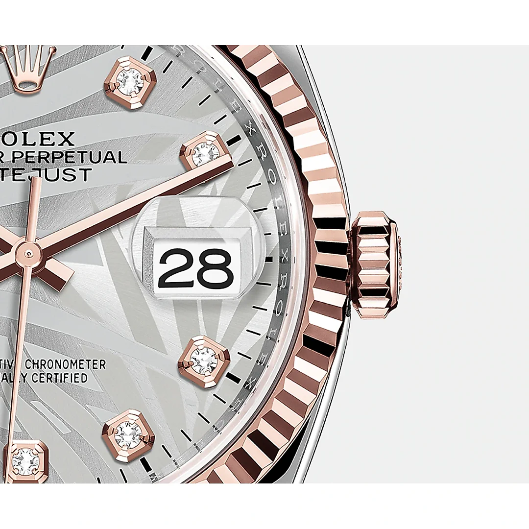 Rolex Datejust 36mm, Oystersteel and 18k Everose Gold, Ref# 126231-0038