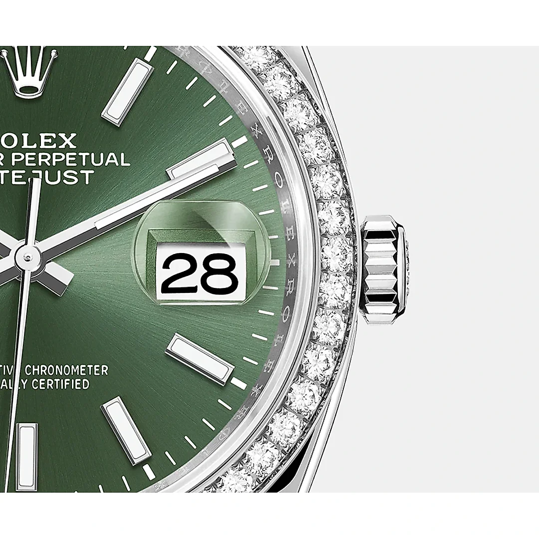 Rolex Datejust 36mm, Oystersteel and 18k White Gold, Ref# 126284rbr-0044