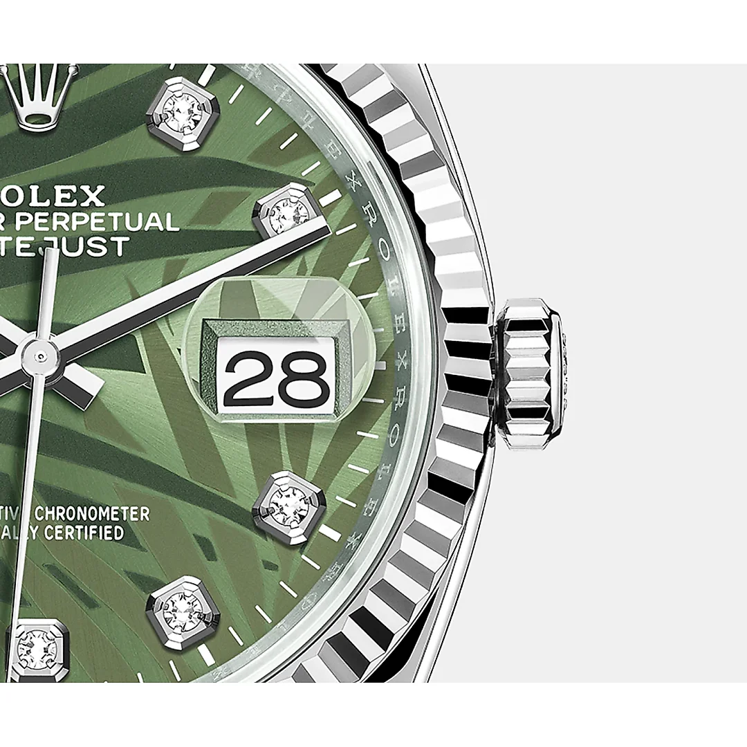 Rolex Datejust 36mm, Oystersteel and 18k White Gold, Ref# 126234-0055