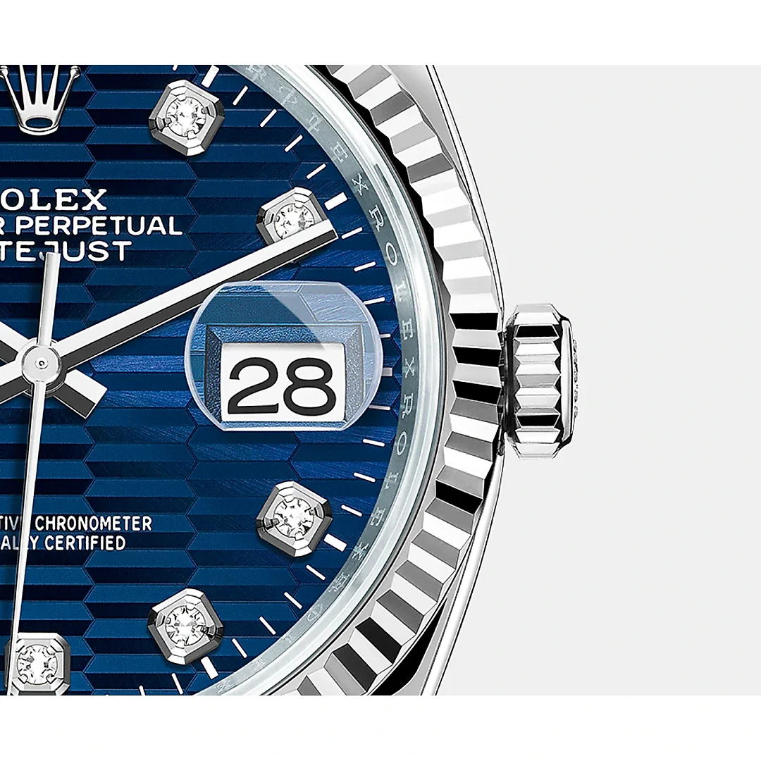 Rolex Datejust 36mm, Oystersteel and 18k White Gold, Ref# 126234-0057