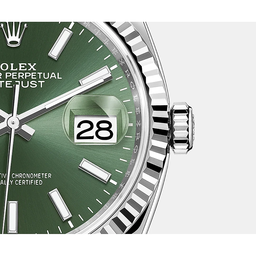 Rolex Datejust 36mm, Oystersteel and 18k White Gold, Ref# 126234-0051