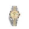 Rolex Datejust 36mm, Oystersteel and 18k Yellow Gold, Ref# 126233-0043