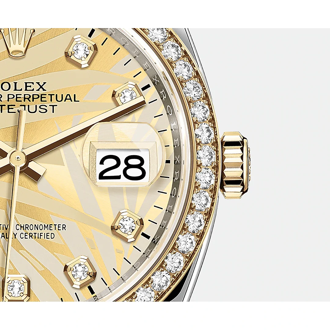 Rolex Datejust 36mm, Oystersteel and 18k Yellow Gold, Ref# 126283rbr-0029