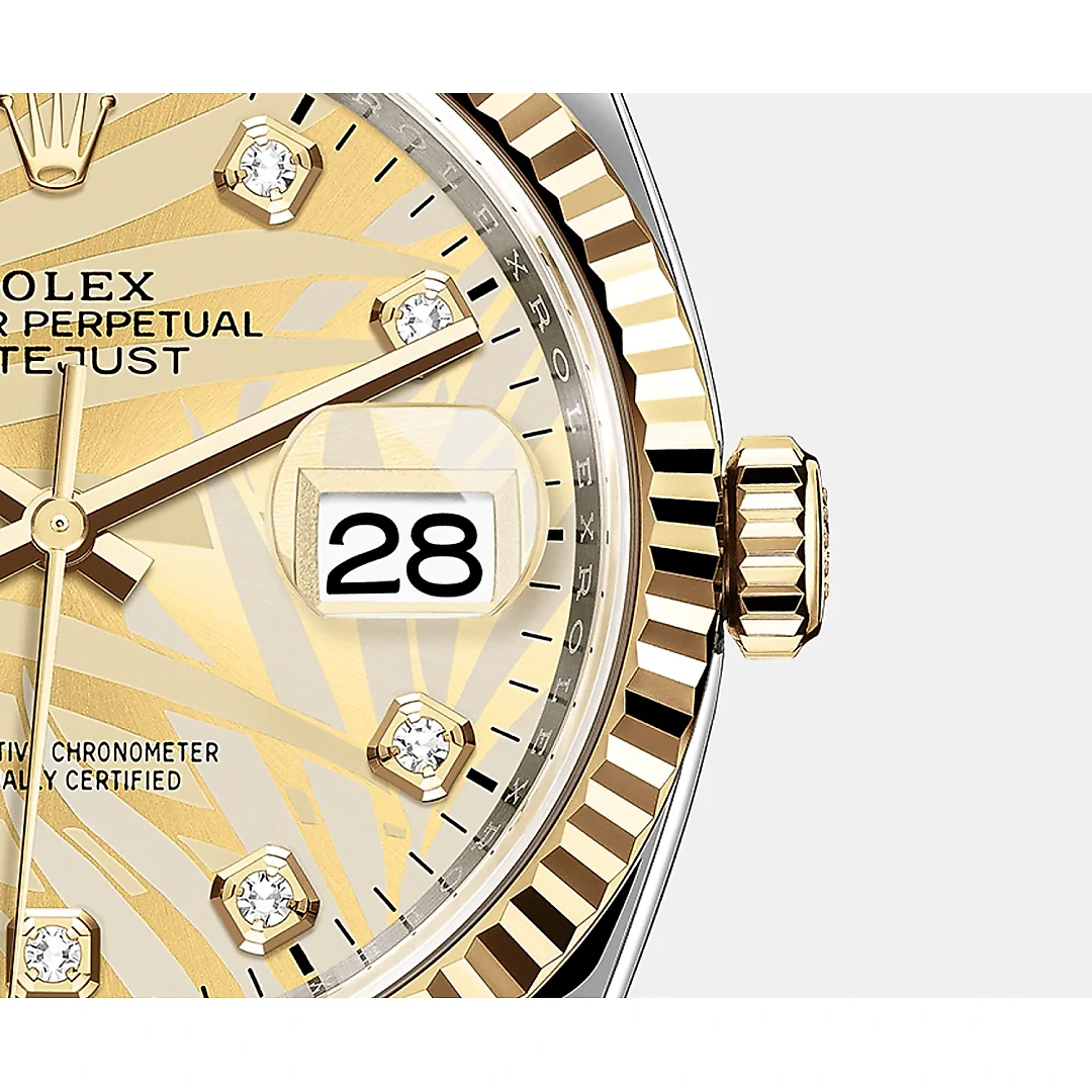 Rolex Datejust 36mm, Oystersteel and 18k Yellow Gold, Ref# 126233-0044