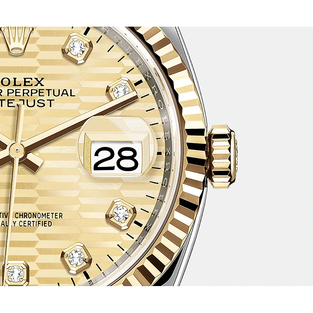 Rolex Datejust 36mm, Oystersteel and 18k Yellow Gold, Ref# 126233-0046