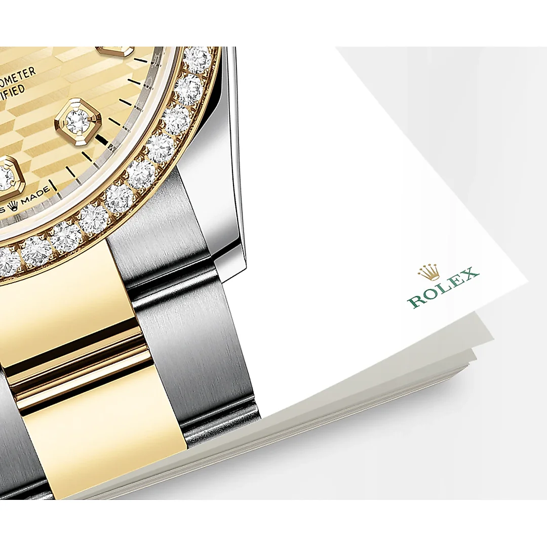 Rolex Datejust 36mm, Oystersteel and 18k Yellow Gold, Ref# 126283rbr-0032