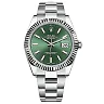 Rolex Datejust 41 Green Dial Oystersteel and White Gold Men’s Watch 126334