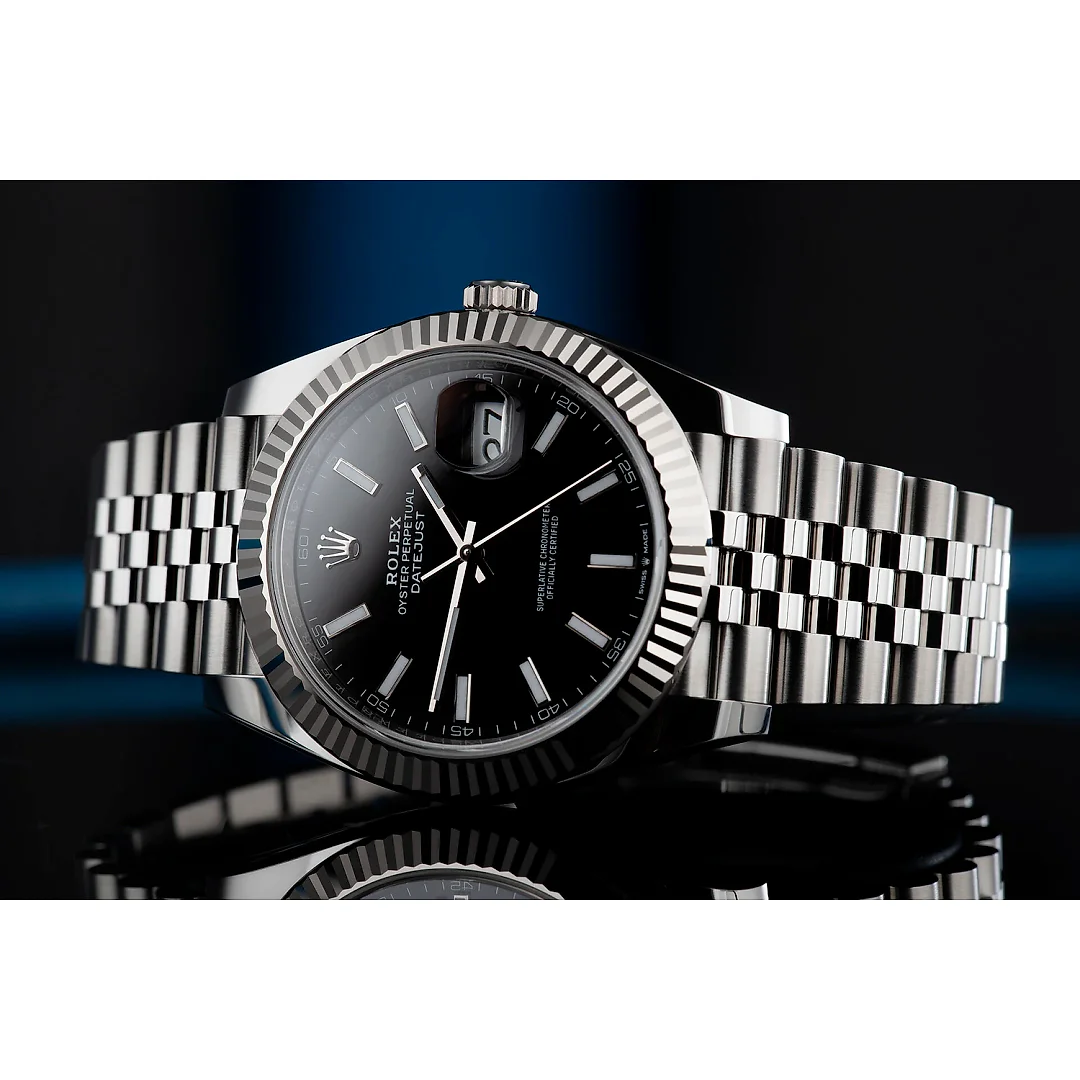 Rolex DATEJUST 41 Oyster, 41 mm, Oystersteel and white gold, M126334-0018