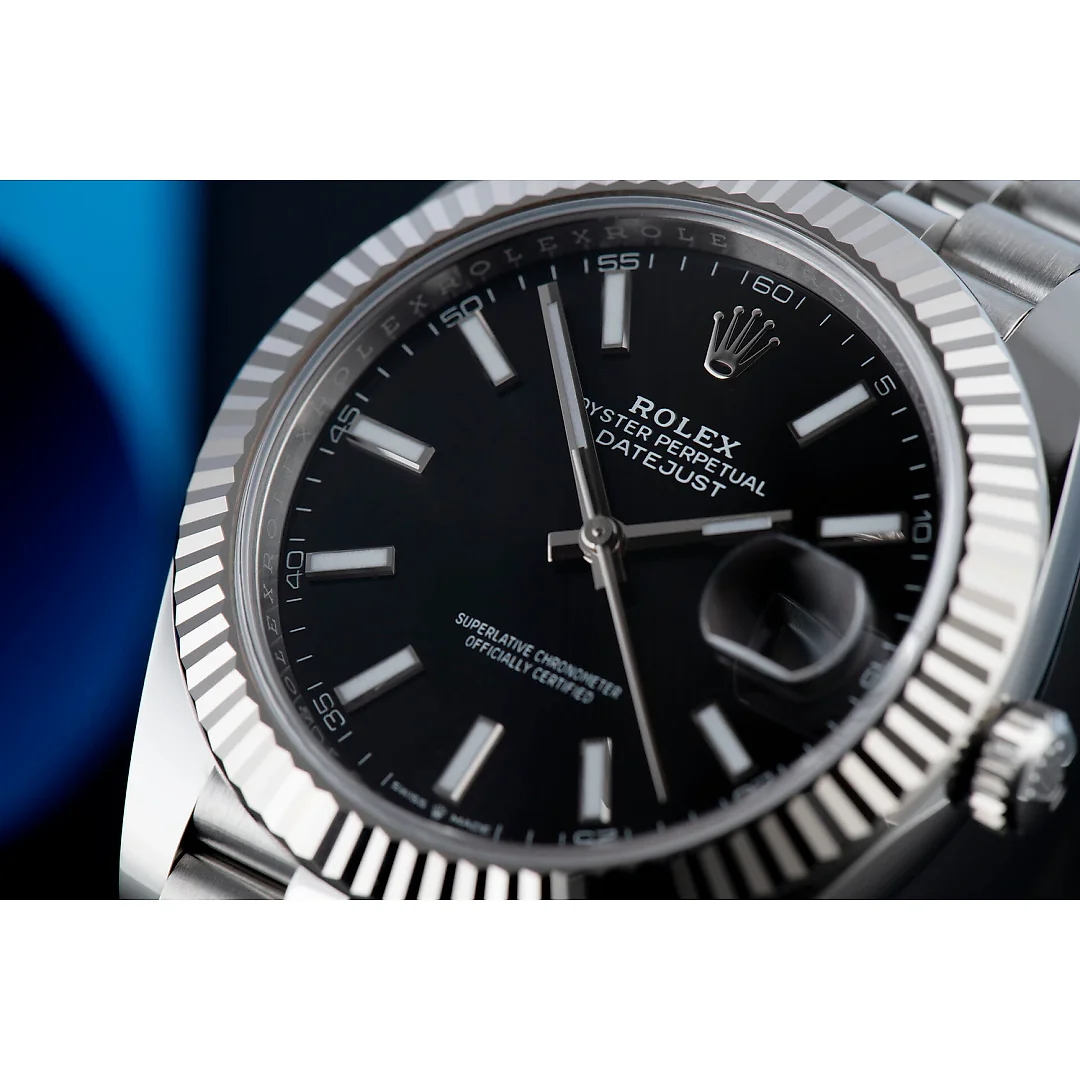 Rolex DATEJUST 41 Oyster, 41 mm, Oystersteel and white gold, M126334-0018