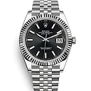 Rolex DATEJUST 41 Oyster, 41 mm, Oystersteel and white gold, M126334-0018