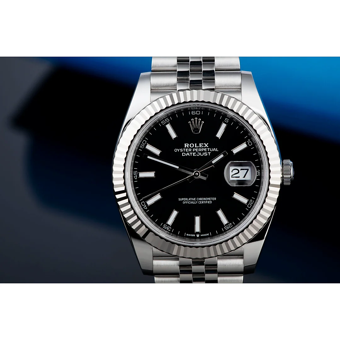 Rolex DATEJUST 41 Oyster, 41 mm, Oystersteel and white gold, M126334-0018