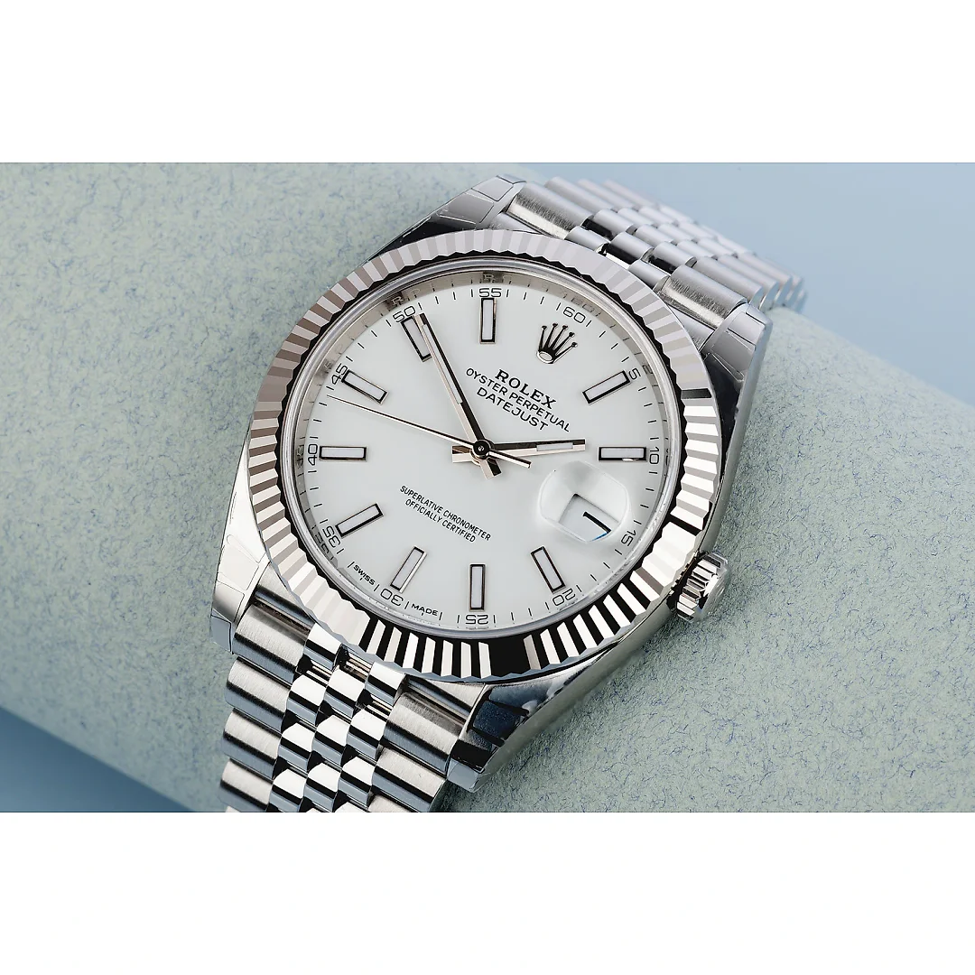 Rolex Datejust 41 White Dial Gold & Steel Men’s Watch M126334-0009