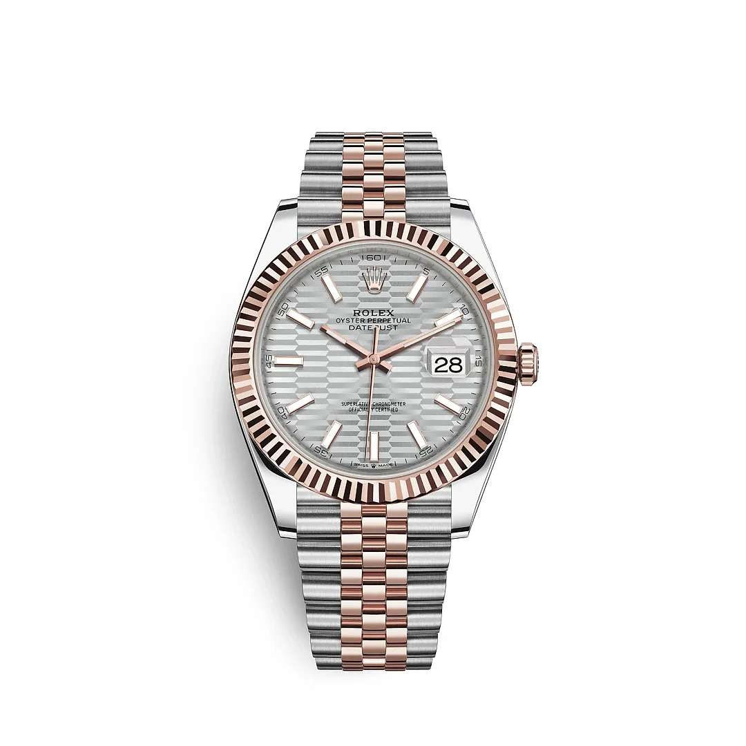 Rolex Datejust 41mm, Oystersteel and 18k Everose Gold, Ref# 126331-0018