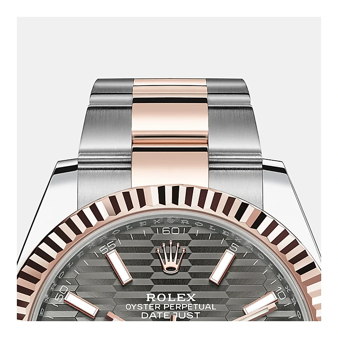 Rolex Datejust 41mm, Oystersteel and 18k Everose Gold, Ref# 126331-0019