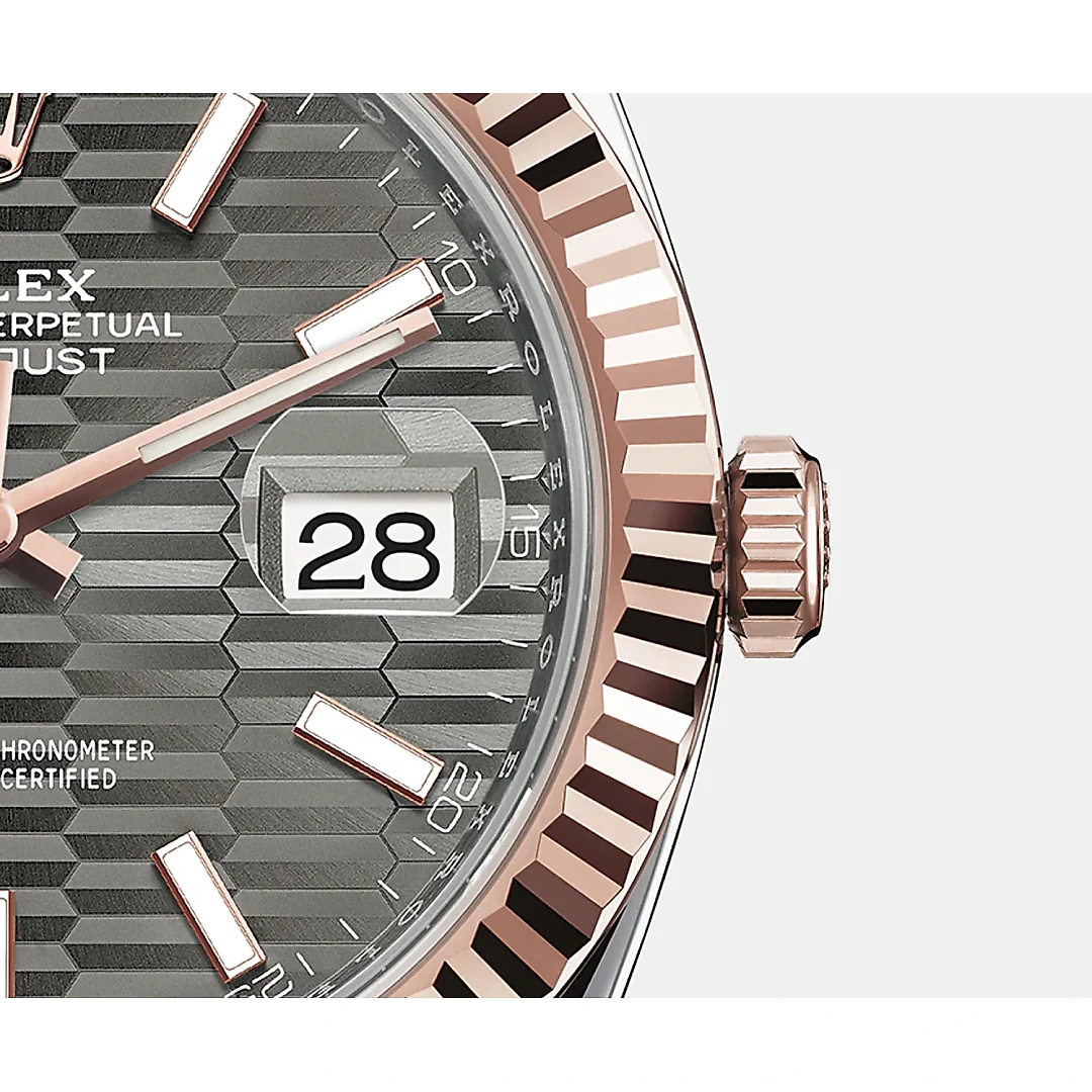 Rolex Datejust 41mm, Oystersteel and 18k Everose Gold, Ref# 126331-0019