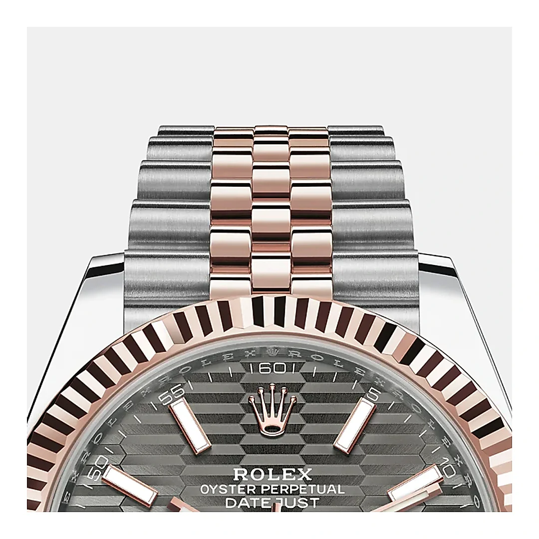 Rolex Datejust 41mm, Oystersteel and 18k Everose Gold, Ref# 126331-0020