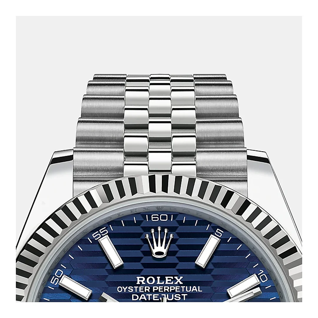 Rolex Datejust 41mm, Oystersteel and 18k White Gold, Ref# 126334-0032