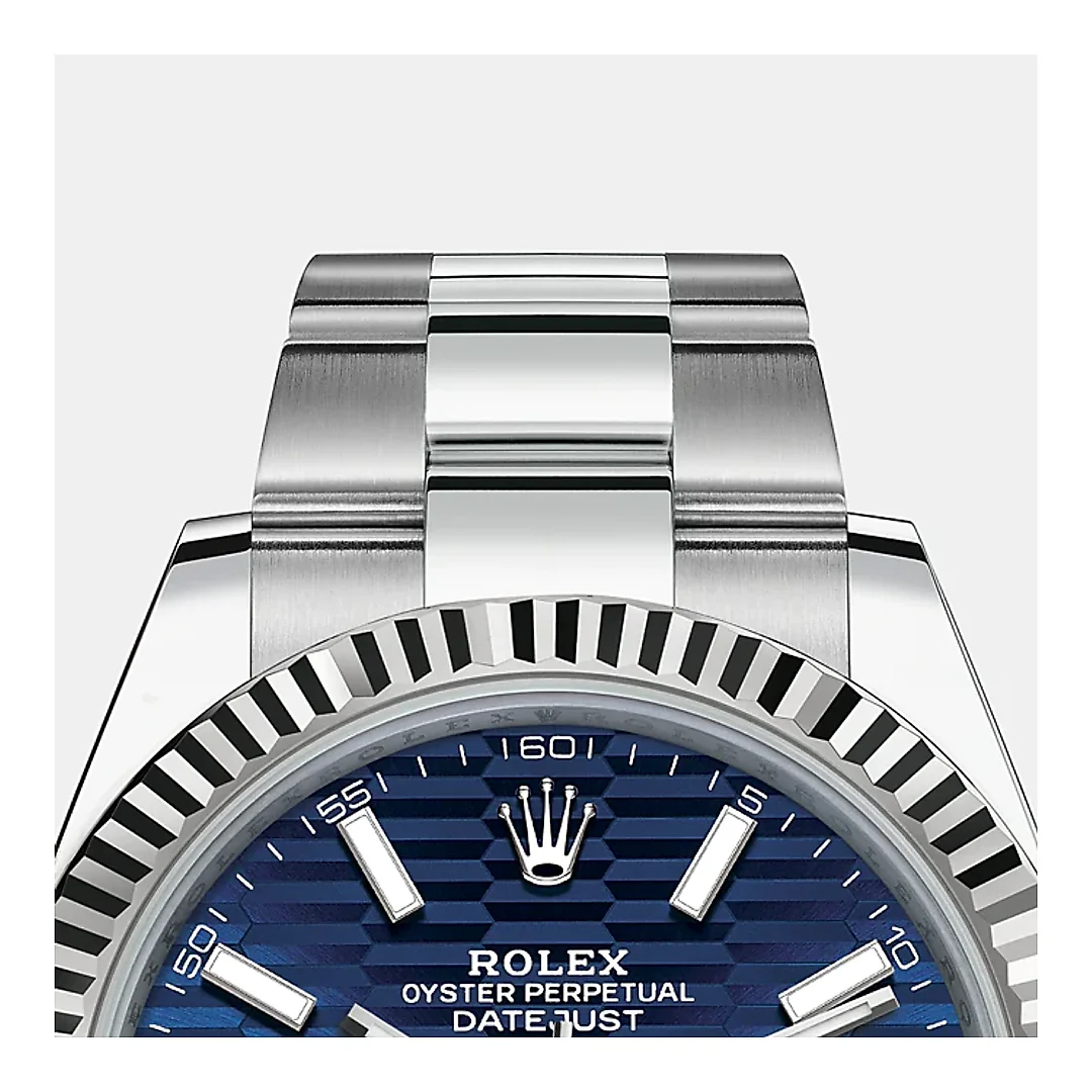 Rolex Datejust 41mm, Oystersteel and 18k White Gold, Ref# 126334-0031