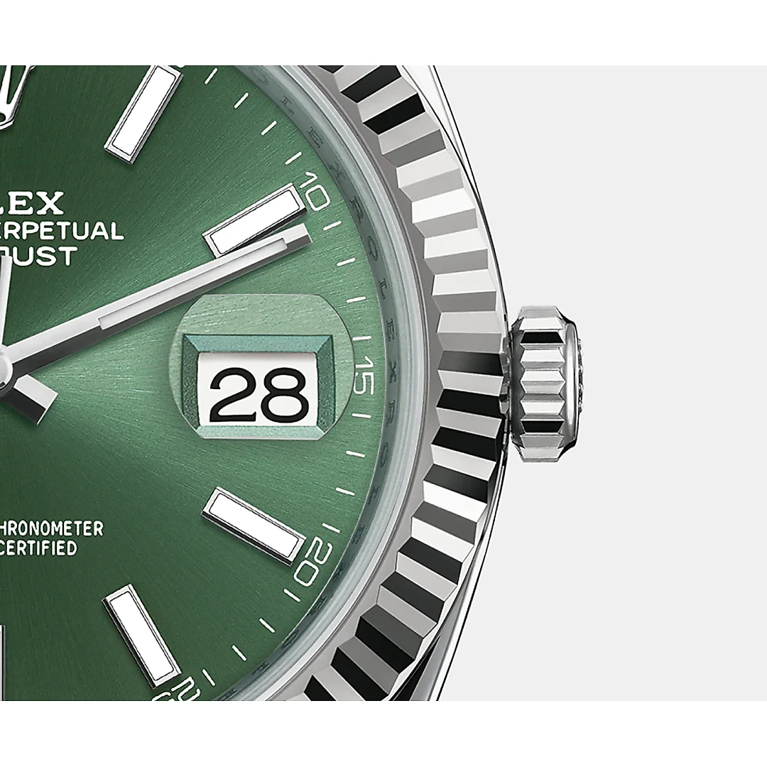 Rolex Datejust 41mm, Oystersteel and 18k White Gold, Ref# 126334-0027