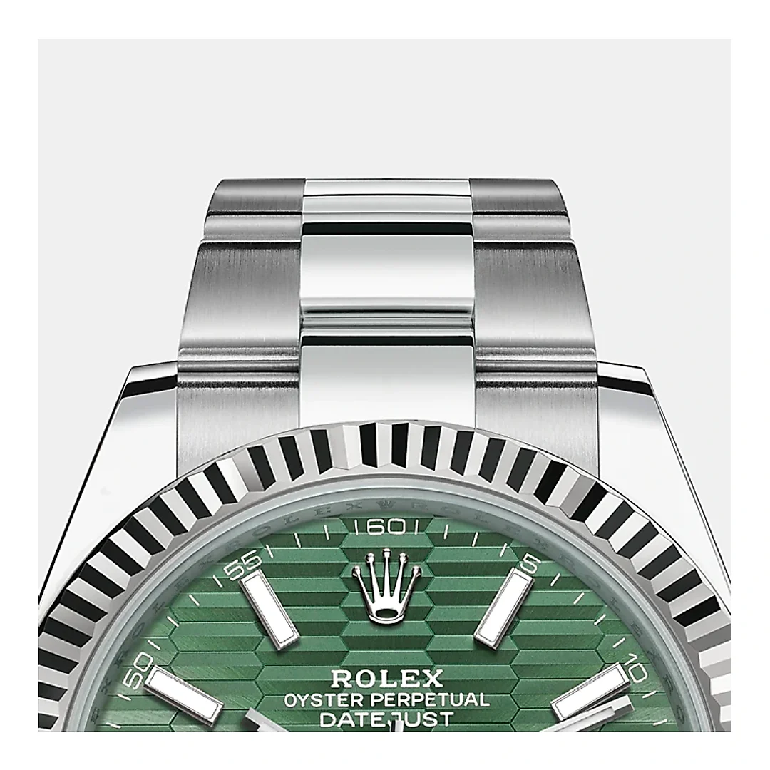 Rolex Datejust 41mm, Oystersteel and 18k White Gold, Ref# 126334-0029