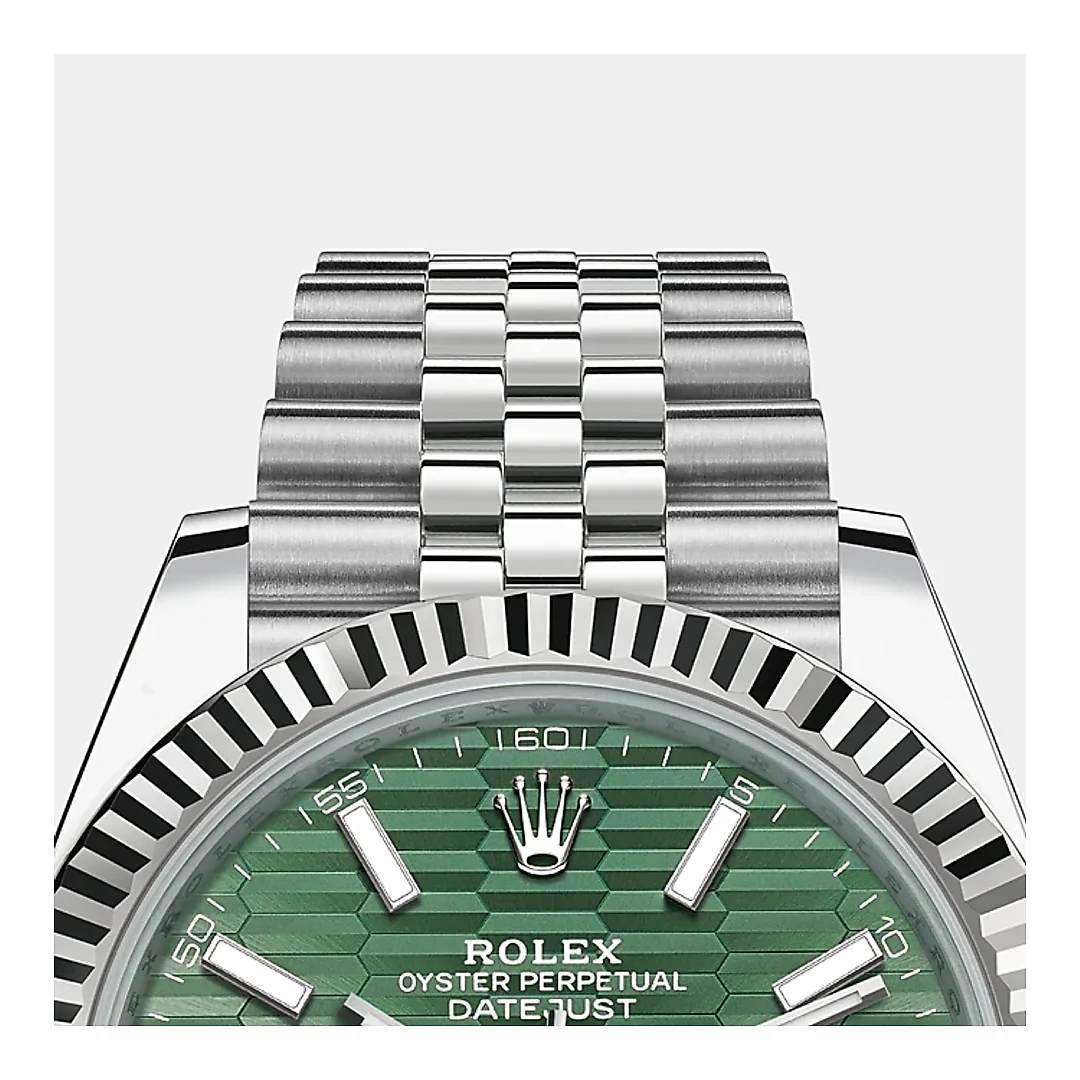 Rolex Datejust 41mm, Oystersteel and 18k White Gold, Ref# 126334-0030