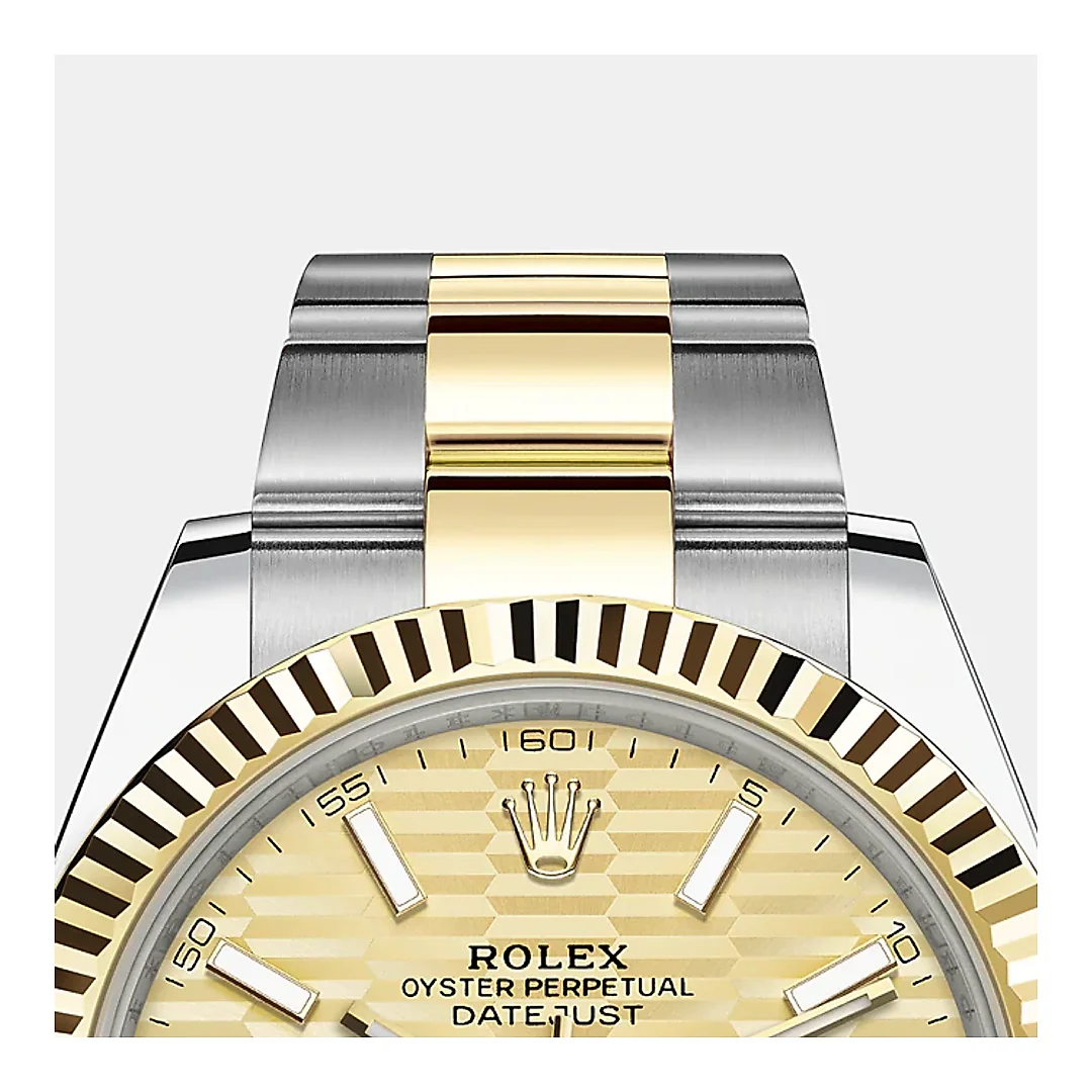 Rolex Datejust 41mm, Oystersteel and 18k Yellow Gold, Ref# 126333-0021