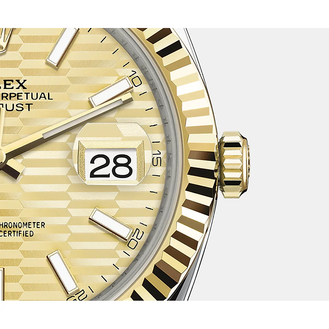 Rolex Datejust 41mm, Oystersteel and 18k Yellow Gold, Ref# 126333-0021