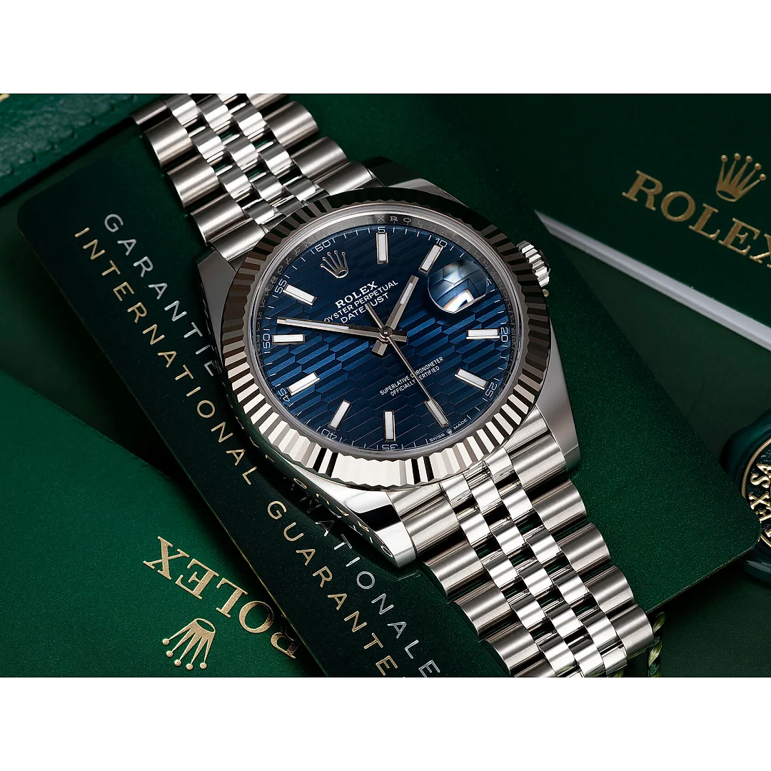 Rolex Datejust M126334-0002 Oyster, 41 mm, Oystersteel and White Gold