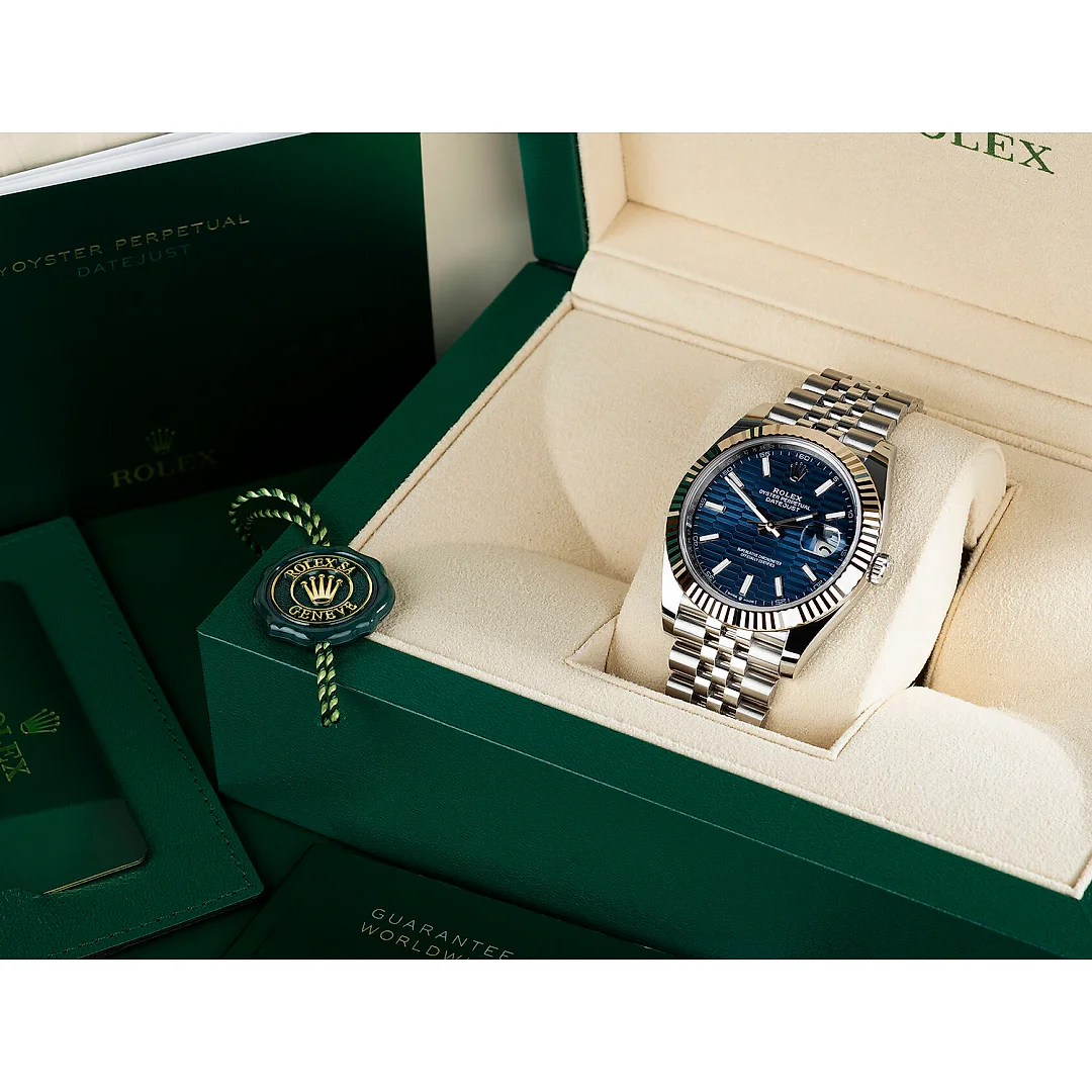 Rolex Datejust M126334-0002 Oyster, 41 mm, Oystersteel and White Gold