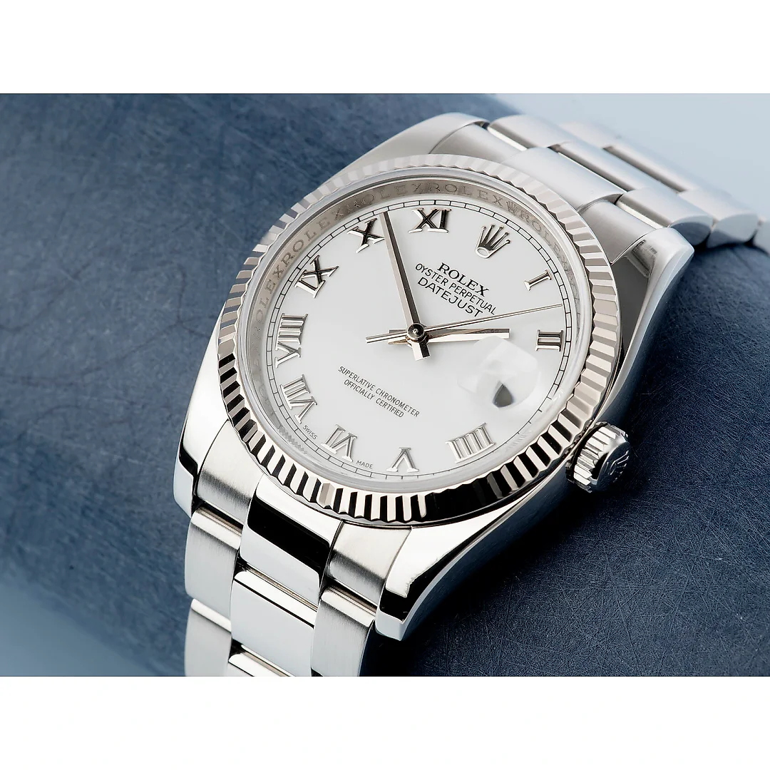 Rolex Datejust M126334-0023 Oyster, 41 mm, Oystersteel and white gold