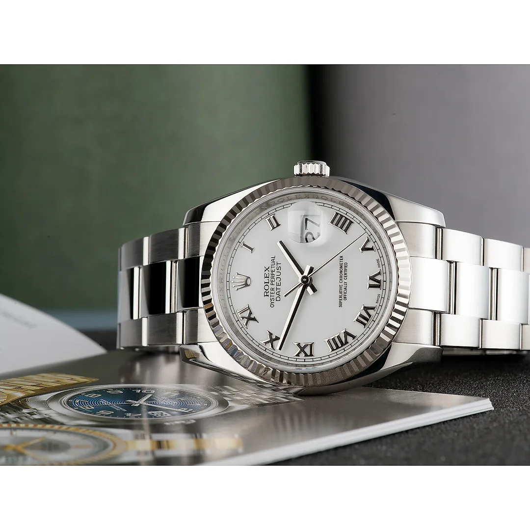 Rolex Datejust M126334-0023 Oyster, 41 mm, Oystersteel and white gold
