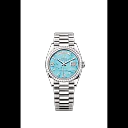 Rolex Day-Date 36, 18k White Gold with Diamond-set , 36mm, Ref# 128349rbr-0031