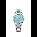 Rolex Day-Date 36, Platinum with Diamond-set , 36mm, Ref# 128236-0011