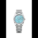 Rolex Day-Date 36, Platinum with Diamond-set, 36mm, Ref# 128396tbr-0016