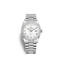 Rolex Day-Date 36 White gold Ref# 128349RBR-0026