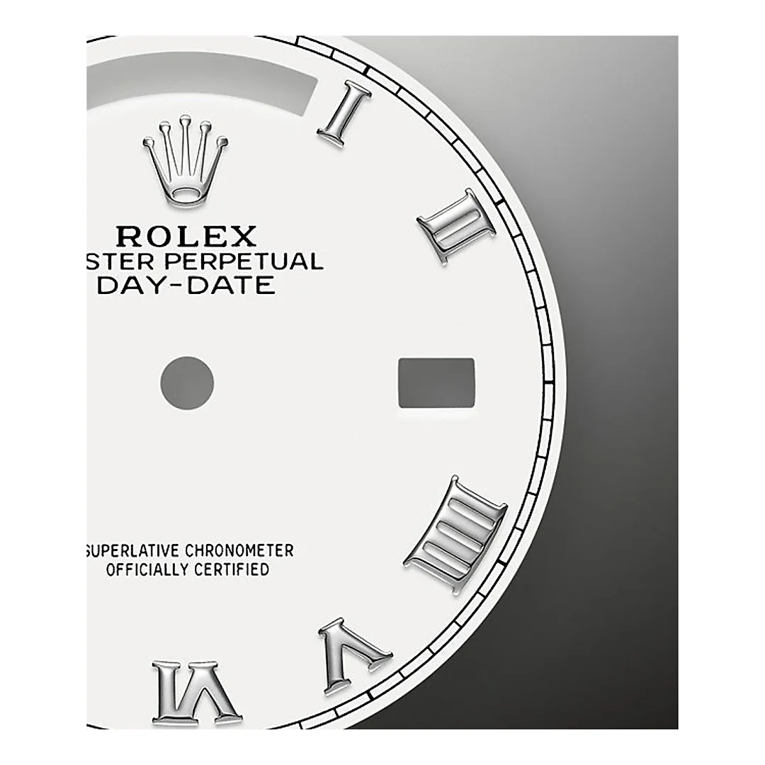 Rolex Day-Date 36 White gold Ref# 128349RBR-0026