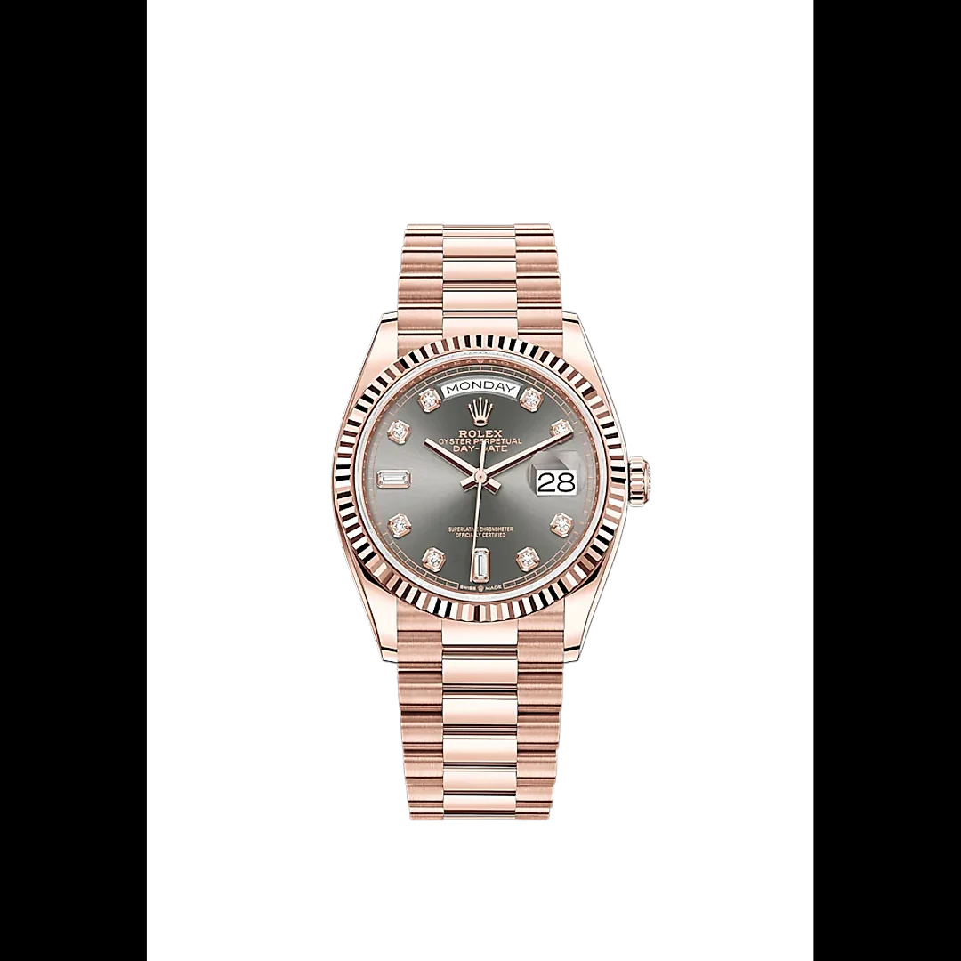 Rolex Day-Date, 36mm, 18k Everose Gold, Ref# 128235-0050