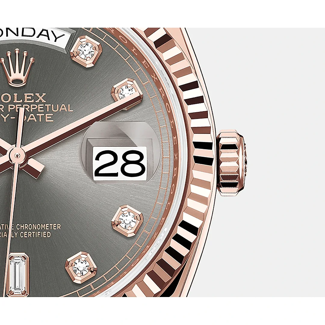 Rolex Day-Date, 36mm, 18k Everose Gold, Ref# 128235-0051