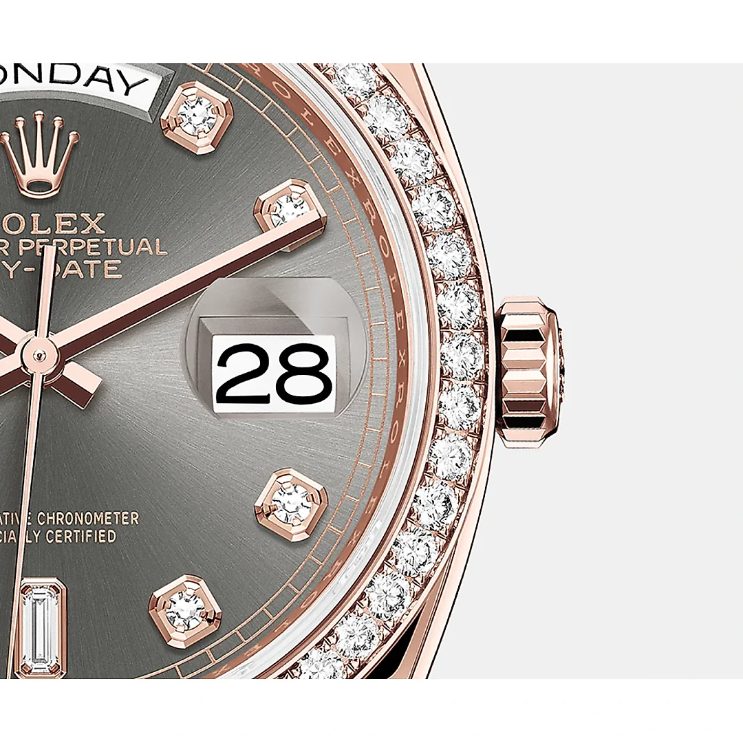 Rolex Day-Date, 36mm, 18k Everose Gold, Ref# 128345rbr-0053