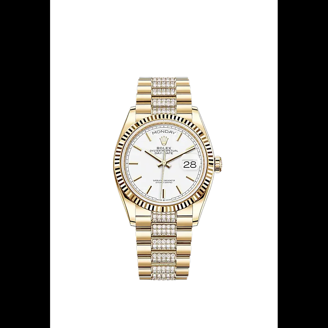 Rolex Day-Date, 36mm, 18k Yellow Gold, Ref# 128238-0082