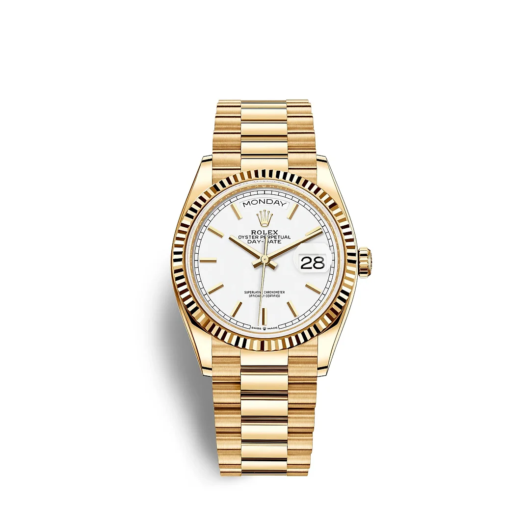 Rolex Day-Date, 36mm, 18k Yellow Gold, Ref# 128238-0081
