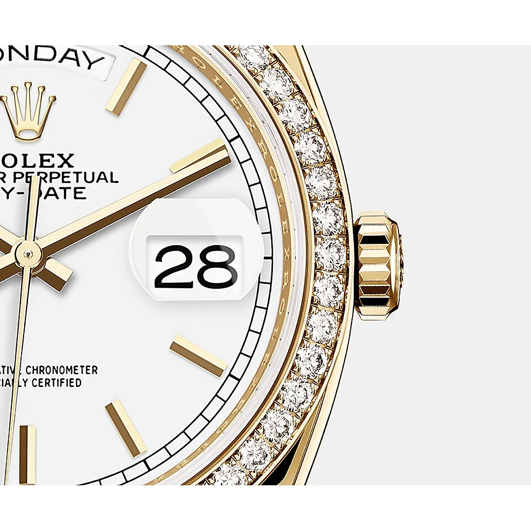 Rolex Day-Date, 36mm, 18k Yellow Gold, Ref# 128348rbr-0047
