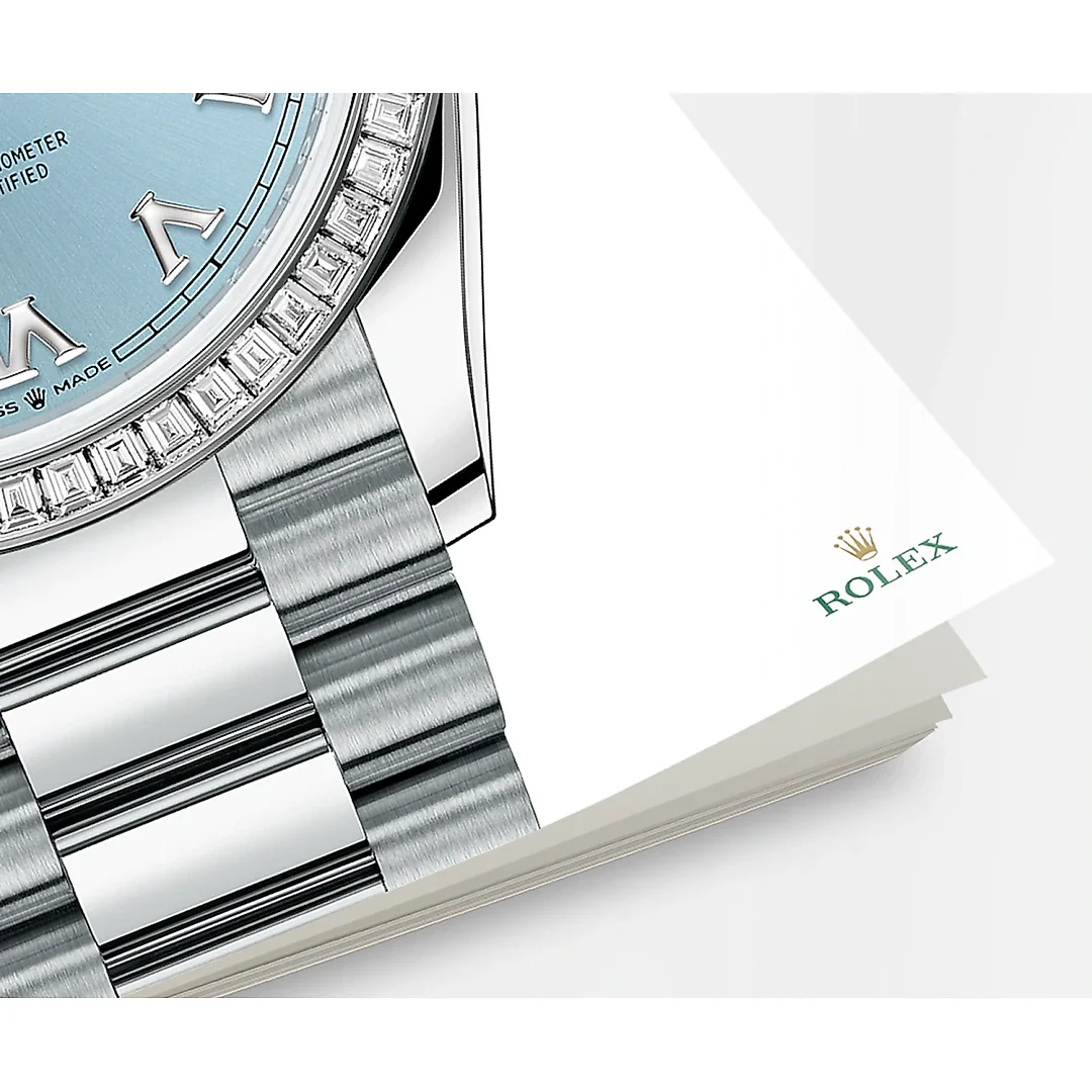 Rolex Day-Date, 36mm, Platinum and Diamonds, Ref# 128396tbr-0002
